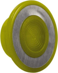 Schneider Electric - Extended Mushroom Head Pushbutton Switch Cap - Yellow, Illuminated - Americas Industrial Supply