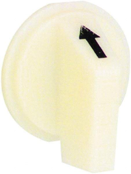 Schneider Electric - 30mm, White, Selector Switch Operating Knob - For Use with Selector Switch - Americas Industrial Supply