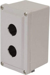 Square D - 2 Hole, 30mm Hole Diameter, Plastic Pushbutton Switch Enclosure - 1, 3, 4, 12, 4X NEMA Rated - Americas Industrial Supply