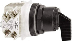 Schneider Electric - 30mm Mount Hole, 3 Position, Handle Operated, Selector Switch Only - Momentary (MO), Nonilluminated, without Contact Blocks, Shock and Vibration Resistant - Americas Industrial Supply