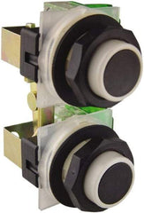 Schneider Electric - 30mm Mount Hole, Extended Straight, Pushbutton Switch - Momentary (MO) - Americas Industrial Supply