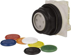 Schneider Electric - 30mm Mount Hole, Flush, Pushbutton Switch with Contact Block - Octagon, Multicolor Pushbutton, Momentary (MO) - Americas Industrial Supply