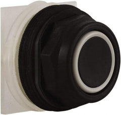 Schneider Electric - 30mm Mount Hole, Extended Straight, Pushbutton Switch Only - Black Pushbutton, Momentary (MO) - Americas Industrial Supply