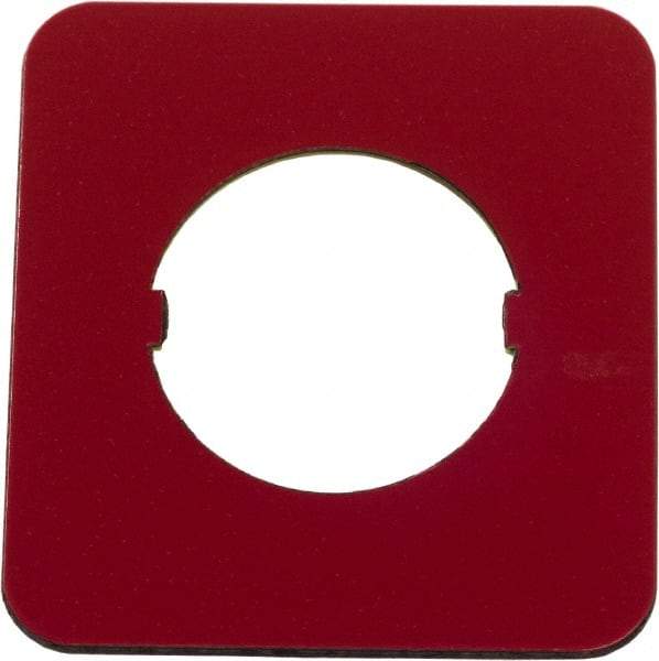 Square D - Legend Plate - Emergency Stop - 30mm Hole Diameter - Americas Industrial Supply