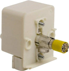 Schneider Electric - 24-28 VAC, 24-28 VDC Yellow Lens LED Light Module - Americas Industrial Supply