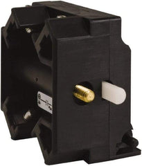 Schneider Electric - 2NO, 3 Amp, Electrical Switch Contact Block - 115 VDC and 240 VAC, Screw Terminal - Americas Industrial Supply