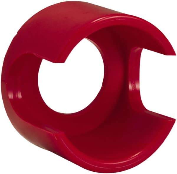 Schneider Electric - Extended Mushroom Head Pushbutton Switch Guard - Red, Round Button, Nonilluminated - Americas Industrial Supply