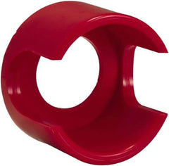 Schneider Electric - Extended Mushroom Head Pushbutton Switch Guard - Red, Round Button, Nonilluminated - Americas Industrial Supply