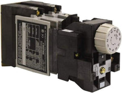 Square D - Time Delay Relay - 5 & 10 Contact Amp, 110 VAC at 50 Hz & 120 VAC at 60 Hz - Americas Industrial Supply