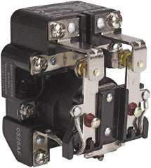 Square D - 1-1/2 hp, 10 VA Power Rating, Electromechanical Screw Clamp General Purpose Relay - 40 at 277 VAC & 5 at 600 V, DPDT, 63.6mm Wide x 58.8mm High x 79.4mm Deep - Americas Industrial Supply