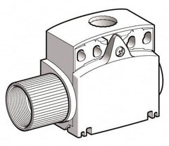 Telemecanique Sensors - 3-1/2 Inch Long, Plastic Body, Limit Switch Body - For Use with ZCE01, ZCE02, ZCE05, ZCE06, ZCE07, ZCE08, ZCE10, ZCE11, ZCE13, ZCE14, ZCE21, ZCE24, ZCE27, ZCE28, ZCE29, ZCE62, ZCE63, ZCE64, ZCE65, ZCE66, ZCE67, ZCEH0, ZCEH2 - Americas Industrial Supply