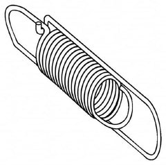 Telemecanique Sensors - 7.2 Inch Long, Limit Switch End Spring - For Use with XY2CE - Americas Industrial Supply