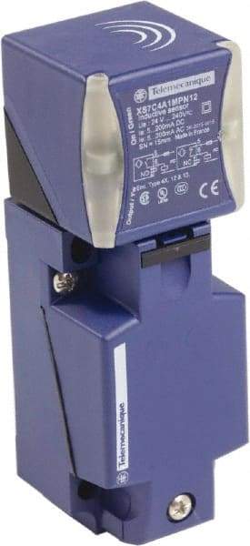 Telemecanique Sensors - NPN, PNP, NO/NC, 15mm Detection, Rectangular, Inductive Proximity Sensor - 2 Wires, IP65, IP67, IP69, 24 to 240 VAC @ 50/60 Hz, 24 to 240 VDC, 40mm Long x 117mm Wide - Americas Industrial Supply