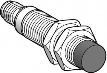 Telemecanique Sensors - NPN, PNP, 8mm Detection, Cylinder, Inductive Proximity Sensor - 2 Wires, IP67, 24 to 210 VDC, 24 to 240 VAC @ 50/60 Hz, M18x1 Thread, 72mm Long - Americas Industrial Supply