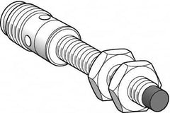 Telemecanique Sensors - PNP, NO/NC, 2.5mm Detection, Cylinder, Inductive Proximity Sensor - 4 Wires, IP67, 12 to 24 VDC, M8x1 Thread, 61mm Long - Americas Industrial Supply