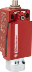 Telemecanique Sensors - NO/2NC Configuration, Multiple Amp Level, Metal Plunger Safety Limit Switch - 34mm Wide x 35mm Deep x 89mm High, IP66, IP67 Ingress Rating - Americas Industrial Supply