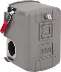 Square D - 1 and 3R NEMA Rated, 70 to 150 psi, Electromechanical Pressure and Level Switch - Fixed Pressure, 575 VAC, L1-T1, L2-T2 Terminal, For Use with Square D Pumptrol - Americas Industrial Supply