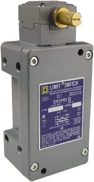 Square D - 2.72 Inch Long, Metal Body, Limit Switch Nonplugin Body - For Use with 9007C Heavy Duty Industrial Limit Switches - Americas Industrial Supply