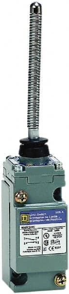 Square D - SPDT, NC/NO, 600 Volt Screw Terminal, Cat Whisker Actuator, General Purpose Limit Switch - 1, 2, 4, 6, 12, 13, 6P NEMA Rating, IP67 IPR Rating - Americas Industrial Supply