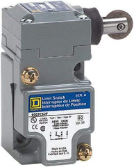 Square D - SPDT, NC/NO, 600 Volt Screw Terminal, Roller Plunger Actuator, General Purpose Limit Switch - 1, 2, 4, 6, 12, 13, 6P NEMA Rating, IP67 IPR Rating - Americas Industrial Supply