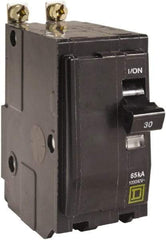 Square D - 20 Amp, 240 VAC, 2 Pole, Bolt On Miniature Circuit Breaker - 14-8 AWG - Americas Industrial Supply