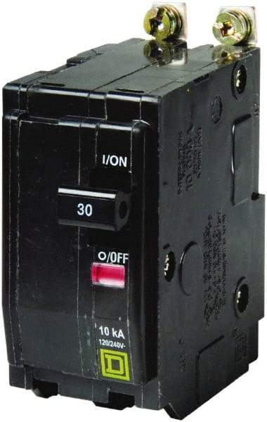 Square D - 60 Amp, 240 VAC, 2 Pole, Bolt On Miniature Circuit Breaker - 8-2 AWG - Americas Industrial Supply