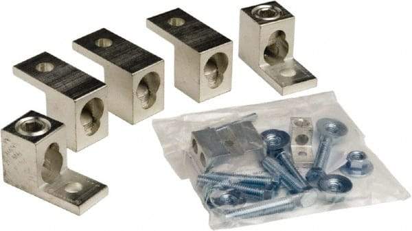 Square D - 4, 1/0, 14-1/0, 14-2/0 AWG, Mechanical Transformer Lug Kit - For Use with Single Phase Primary and Secondary Transformers, Three Phase Delta with Center Tap, Three Phase Wye Secondary Transformers - Americas Industrial Supply