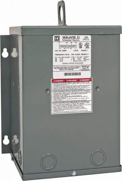 Square D - General Purpose Transformers Power Rating (kVA): 3.0000 Input Voltage: 480 - Americas Industrial Supply