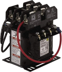 Square D - 75 VA, Top Mount Fuse Block Control Transformer - 3.34 Inch Deep - Americas Industrial Supply