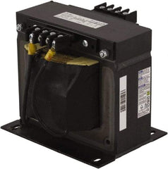 Square D - 1,500 VA, Top Mount Fuse Block Control Transformer - 50/60 Hz, 5.92 Inch Deep x 6.17 Inch High - Americas Industrial Supply