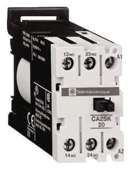 Schneider Electric - NC/NO, 110 VAC at 50/60 Hz Control Relay - DIN Rail Mount - Americas Industrial Supply