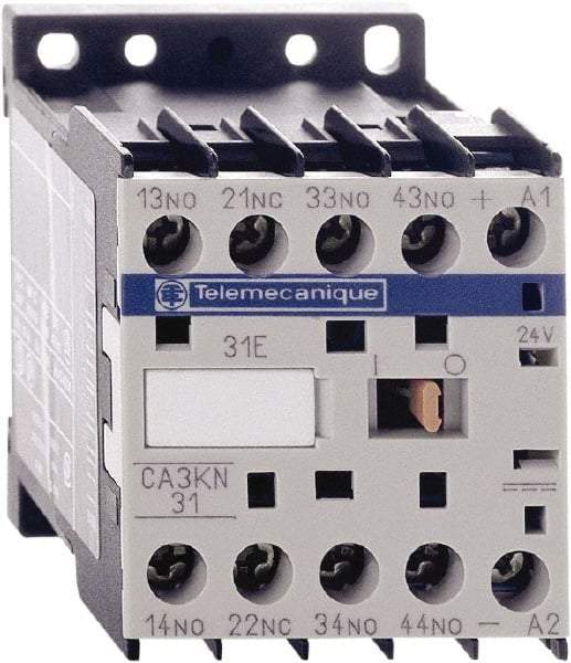 Schneider Electric - 4NO, 24 VDC Control Relay - 17 V - Americas Industrial Supply