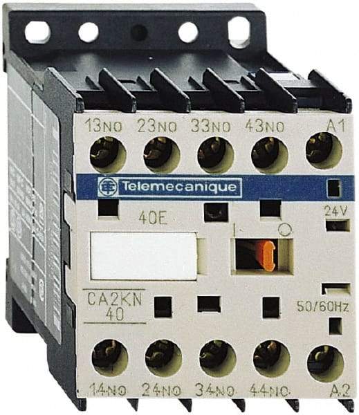 Schneider Electric - 4NO, 36 VAC at 50/60 Hz Control Relay - 17 V - Americas Industrial Supply