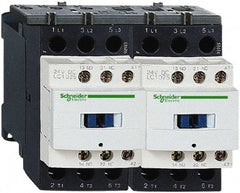 Schneider Electric - 3 Pole, 110 Coil VAC at 50/60 Hz, 25 Amp at 440 VAC, Reversible IEC Contactor - 1 Phase hp: 2 at 115 VAC, 3 at 230/240 VAC, 3 Phase hp: 15 at 460/480 VAC, 20 at 575/600 VAC, 5 at 200/208 VAC, 7.5 at 230/240 VAC - Americas Industrial Supply