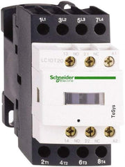 Schneider Electric - 4 Pole, 24 Coil VAC at 50/60 Hz, 32 Amp at 440 VAC, Nonreversible IEC Contactor - Bureau Veritas, CCC, CSA, CSA C22.2 No. 14, DNV, EN/IEC 60947-4-1, EN/IEC 60947-5-1, GL, GOST, LROS, RINA, UL 508, UL Listed - Americas Industrial Supply