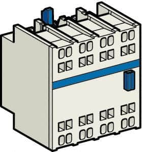 Schneider Electric - Contactor Auxiliary Contact Block - For Use with TeSys D - Americas Industrial Supply