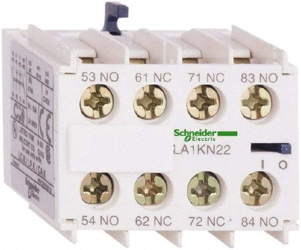 Schneider Electric - Contactor Auxiliary Contact Block - For Use with CA2K, CA3K and TeSys K - Americas Industrial Supply