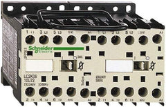 Schneider Electric - 3 Pole, 220 to 230 Coil VAC at 50/60 Hz, 6 Amp at 440 VAC, Reversible IEC Contactor - BS 5424, CSA, IEC 60947, NF C 63-110, RoHS Compliant, UL Listed, VDE 0660 - Americas Industrial Supply