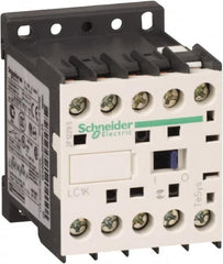 Schneider Electric - 4 Pole, 120 Coil VAC at 50/60 Hz, 16 Amp at 690 VAC and 20 Amp at 440 VAC, Nonreversible IEC Contactor - BS 5424, CSA, IEC 60947, NF C 63-110, RoHS Compliant, UL Listed, VDE 0660 - Americas Industrial Supply