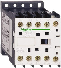 Schneider Electric - 4 Pole, 110 Coil VAC at 50/60 Hz, 16 Amp at 690 VAC and 20 Amp at 440 VAC, Nonreversible IEC Contactor - BS 5424, CSA, IEC 60947, NF C 63-110, RoHS Compliant, UL Listed, VDE 0660 - Americas Industrial Supply