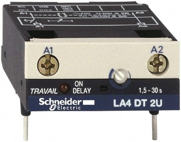 Schneider Electric - Contactor Timer Module - For Use with LC1D09-D65A, LC1D80-D150 and TeSys D - Americas Industrial Supply