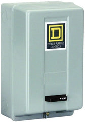 Square D - 3 Pole, 20 Amp Inductive Load, 208 to 240 Coil VAC at 60 Hz and 220 Coil VAC at 50 Hz, Definite Purpose Contactor - Exact Industrial Supply