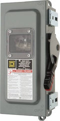 Square D - 30 Amp, 600 VAC/VDC, 3 Pole Nonfused Safety Switch - NEMA 12 & 3R, 10 hp at 600 VAC (Single Phase), 30 hp at 600 VAC (Triple Phase) - Americas Industrial Supply