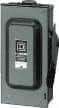 Square D - 60 Amp, 240 VAC, 250 VDC, 2 Pole Fused Safety Switch - NEMA 3R, 10 hp at 240 VAC, 10 hp at 250 VDC (Single Phase), 15 hp at 240 VAC, 10 hp at 250 VDC (Triple Phase), DPST Contact Form - Americas Industrial Supply