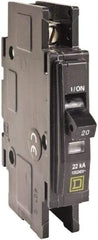 Square D - 30 Amp, 240 VAC, 1 Pole, Panel Mount Miniature Circuit Breaker - 14-2 AWG - Americas Industrial Supply