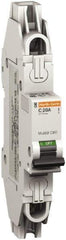 Schneider Electric - 6 Amp, 277 VAC, 1 Pole, Miniature Circuit Breaker - Thermal Magnetic Trip, 10 kA at 277 VAC Breaking Capacity, 74mm Deep x 141mm High x 18mm Wide - Americas Industrial Supply