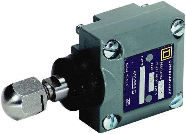 Square D - SPDT, NC/NO, 600 Volt Screw Terminal, Plunger Actuator, General Purpose Limit Switch - 1, 2, 4, 6, 12, 13, 6P NEMA Rating, IP67 IPR Rating - Americas Industrial Supply