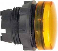 Schneider Electric - Round Pilot and Indicator Light Lens - Orange - Americas Industrial Supply