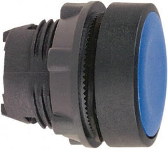 Schneider Electric - 22mm Mount Hole, Flush, Pushbutton Switch Only - Round, Blue Pushbutton, Nonilluminated, Momentary (MO) - Americas Industrial Supply