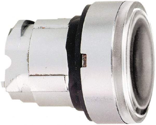 Schneider Electric - 22mm Mount Hole, Flush, Pushbutton Switch Only - Round, Clear Pushbutton, Nonilluminated, Momentary (MO) - Americas Industrial Supply